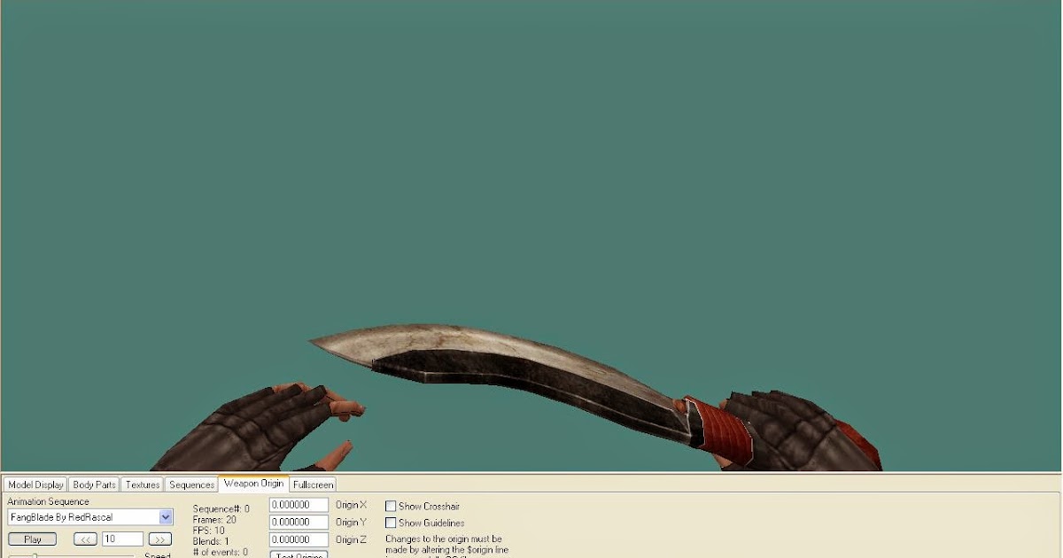 Fang Blade PB For CSPB or CSR or maybe CS 1.6 or CSCZ 